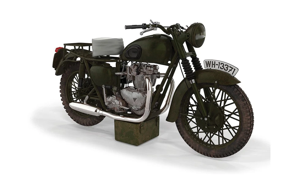 Corgi CC08501 Triumph TR6 Trophy Motorcycle Weathered ‘The Great Escape’ -