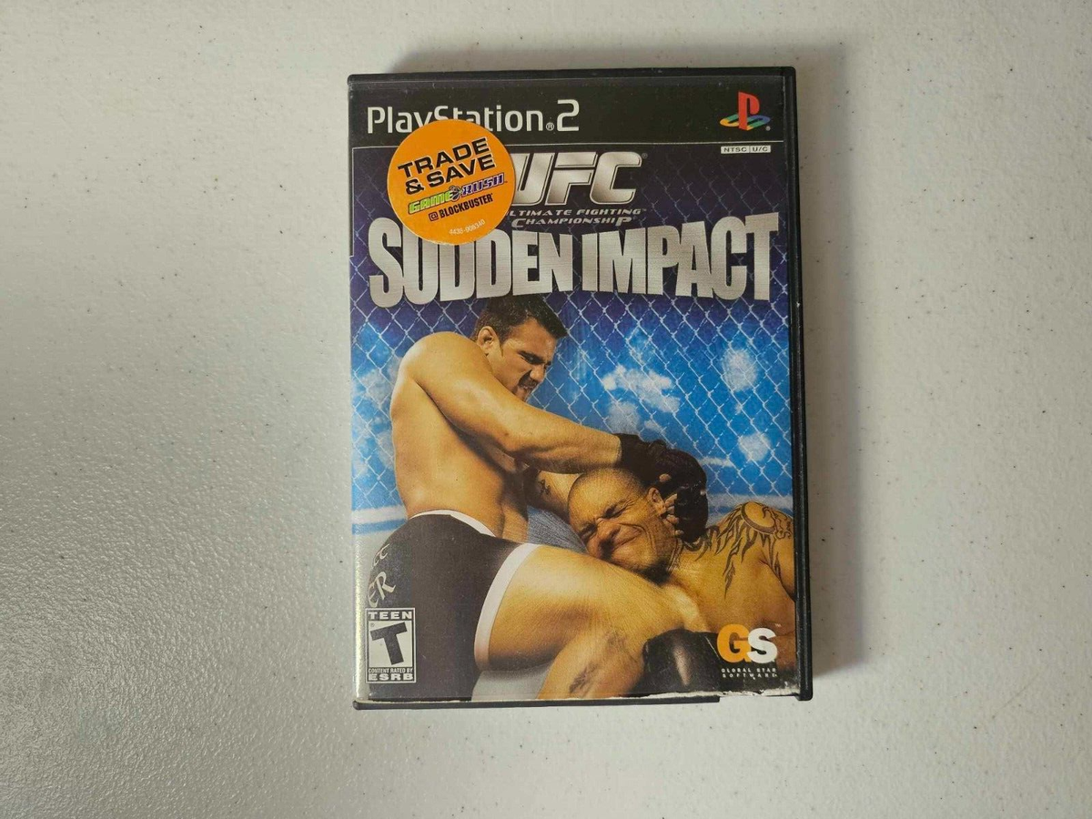 UFC Sudden Impact Sony Playstation PS2 Game 710425273636|