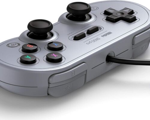 8bitdo SN30 Pro USB Gamepad Wired Game Controller for Windows/Switch (Gray - Picture 3 of 9