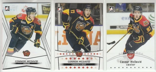 3 CARD LOT - 2014-15 ITG In The Game - Connor McDavid - Rookie - Mint