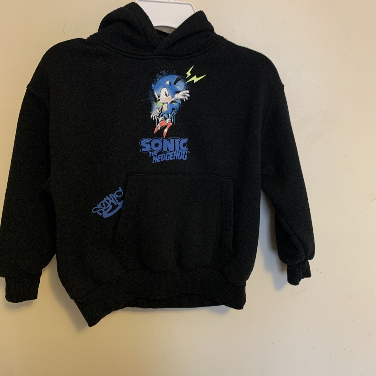 Zara Sonic The Hedgehog Boy's 6 - 7 Year Hooded Sweatshirt Zara Sonic The Hedgehog Boy's 6 - 7 Year Hooded Sweatshirt