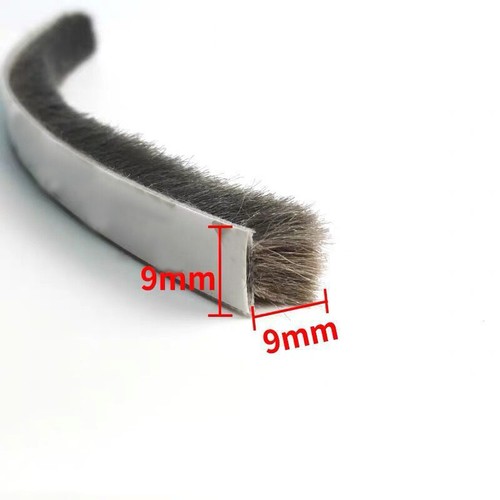 10M Self Adhesive Draught Excluder Brush Window Pile Seal Door Weather Strip UK - Picture 11 of 24