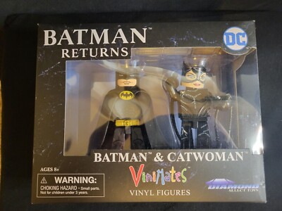 Diamond Select Toys DC Movie Classics: Batman & Catwoman Vinimate Vinyl Figures