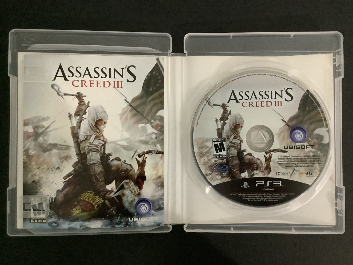 Assassin's Creed III Sony Playstation 3 PS3 Complete