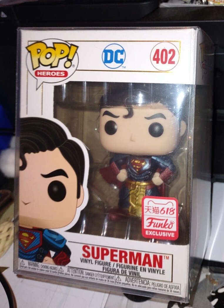 Funko Pop DC Imperial Superman Metallic #402 China Exclusive