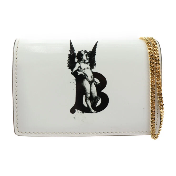BURBERRY Card Case Chain wallet coin purse Business card holder Coin Pocket