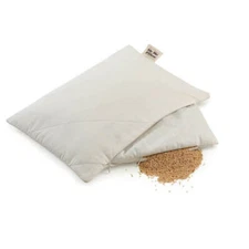 Organic Millet Pillow Cotton Pillowcases Neck Pain Ergonomic Support Natural