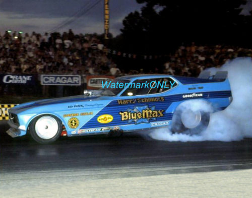 Harry Schmidt Richard Tharp '73 "Blue Max" Mustang NITRO Funny Car PHOTO! #(15f)
