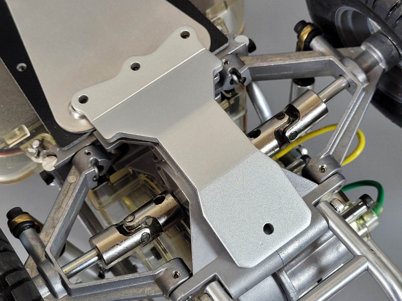 New Aluminum Skid Chassis Rear Protect Plate Tamiya 1/10 Sand