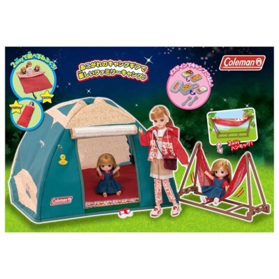 TAKARA TOMY JAPAN LICCA CHAN COLEMAN CAMP GOODS TENT LA20496 | eBay