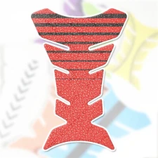 MC Motoparts Red Line Fish Bone Gas Tank Pad Cover Protector Removable