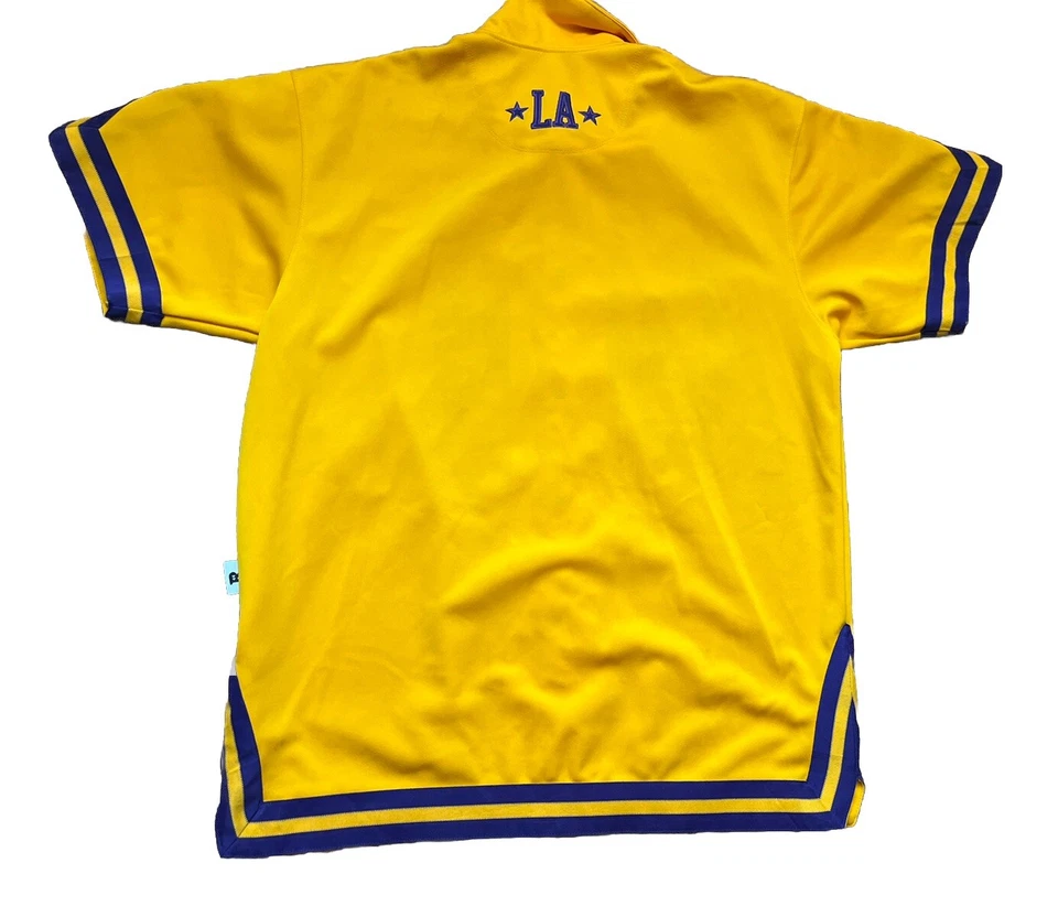 Nike Authentic LA Lakers Rewind 57 Warm Up Shooting Shirt Snap Jacket Size XL - Image 4 of 4