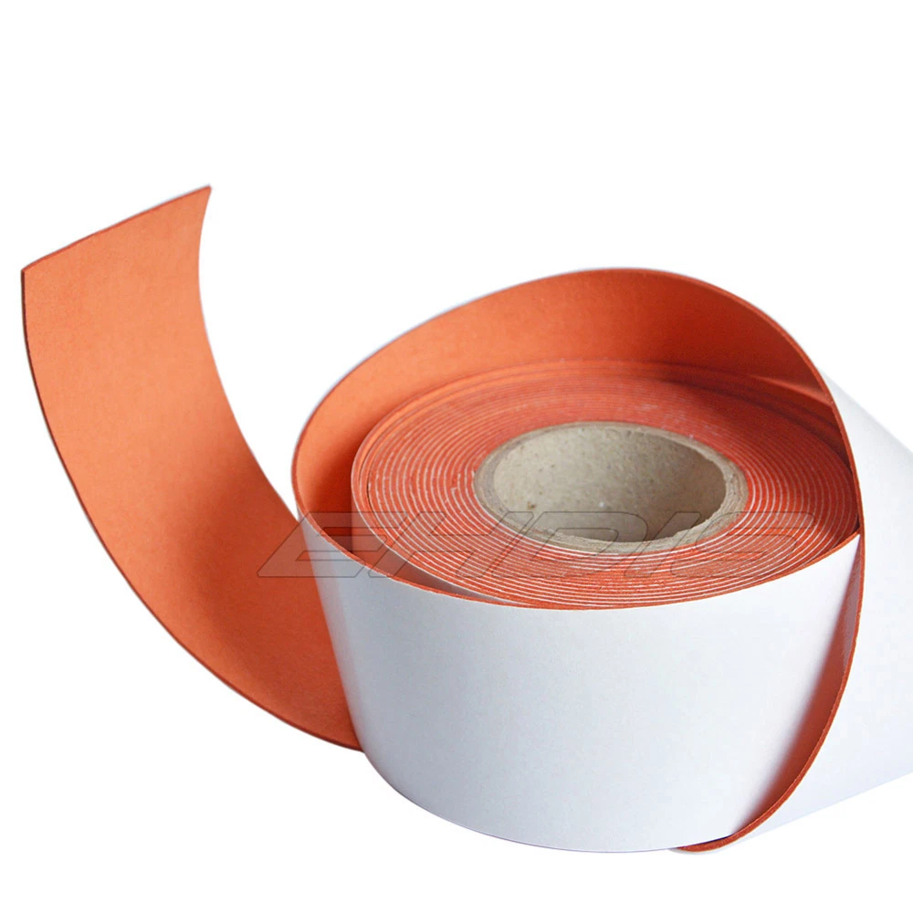 Microsuede Fiber Felt Suede Back Glue Tape Roll Self Adhesive - No Scratch  500cm