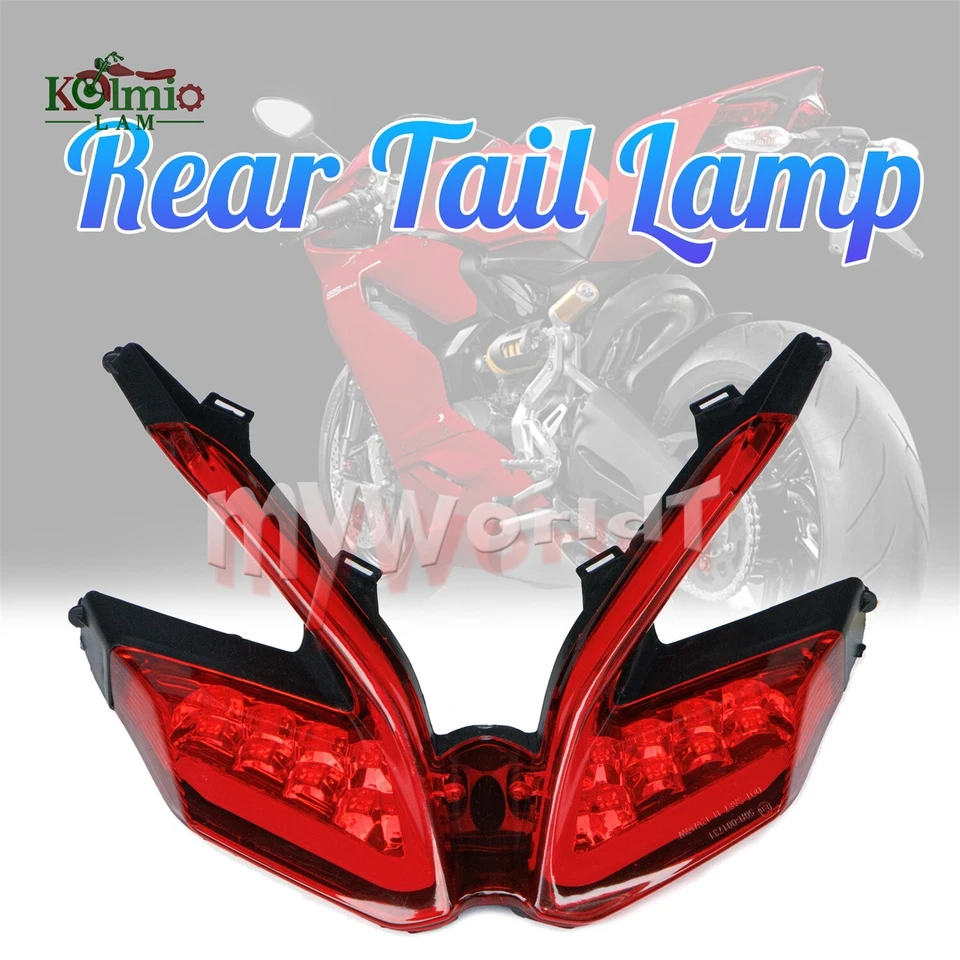 LED Rear Tail light Turn Signal Fit For DUCATI 899 1199 959 1299 Panigale R/S - Imagem 2 de 4