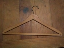 Wooden Clothes Hanger VTG Wood from Chalfonte Haddon Hall Atlantic City