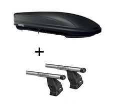 Dachbox MAA400L matt+Dachträger Tema für Merced CKlasse W204 Stufenh 4Tür 07-13 Dachbox MAA400L matt+Dachträger Tema für Merced CKlasse W204 Stufenh 4Tür 07-13