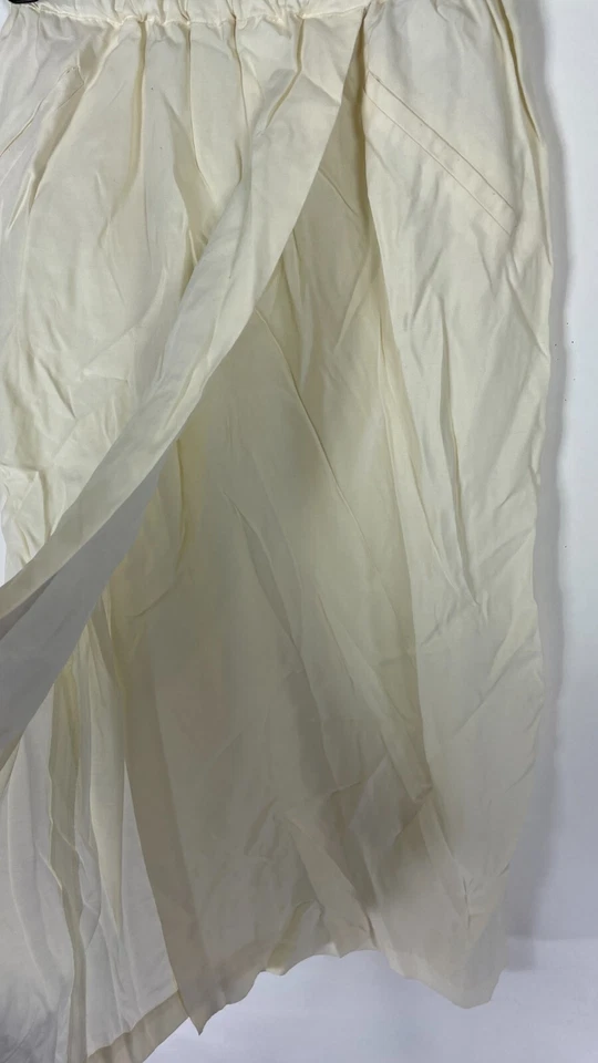 Falda envolvente sintética vintage Josephine Chaus para mujer blanca talla mediana. Foto 4 de 4