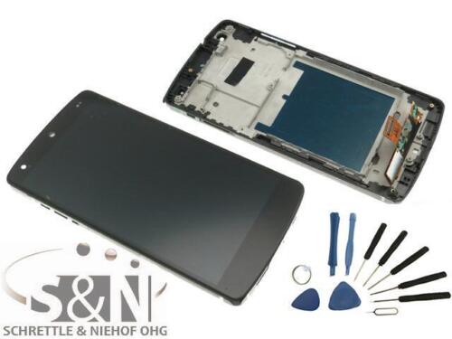 Google Nexus 5 Display LG D820 LCD Display Touch Screen Glas Scheibe schwarz - Bild 1 von 1