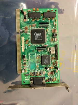 4205197 4205197B  TRIDENT VIDEO CARD DYNAPATH AUTOCON VGA 40  M T  50T 50M 60