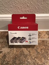 CANON 35 35 36 Ink Tanks Cartridges 3-Pack BRAND NEW FACTORY SEALED Sealed