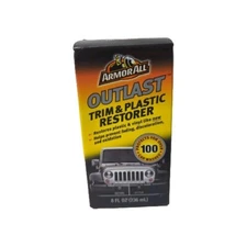 Armor All OUTLAST TRIM & PLASTIC RESTORER Vinyl Rubber Cars Truck Boat ~8oz