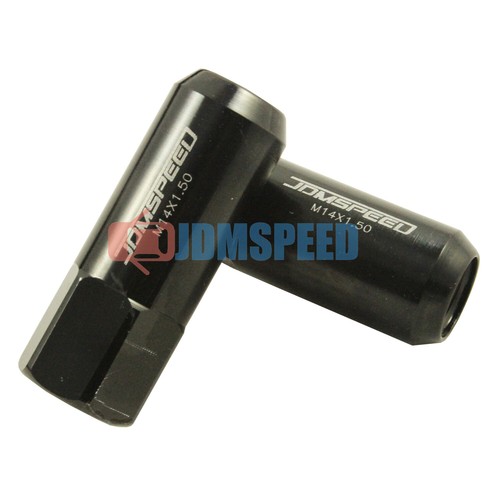 Extended Forged Aluminum Tuner Racing Lug Nut Black 20pc 14x1.5mm 60mm - Picture 3 of 6