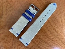 White Stingray Watch Strap Band 16mm 18mm 19mm 20mm 21mm 22mm 23mm 24mm 26mm