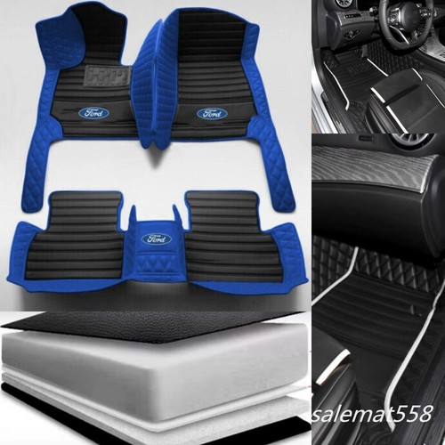 Fit For Ford F150 Car Floor Liner Mats Waterproof Custom Auto Carpets Front Rear - Foto 17 di 28