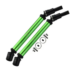GPM Medium Carbon Steel+Alum Front Or Rear CVD Drive Shaft Green : 1/10 Outcast