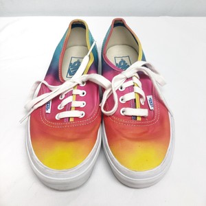 rainbow tie dye slip on vans