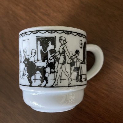 Vintage Paris Restaurant France Espresso Mug ~ EUC
