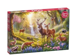 The Forest Heart 500-Piece Jigsaw Puzzle Forest Animals