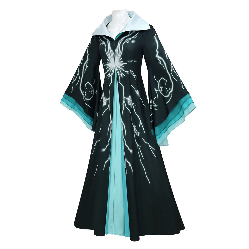 2025 Movie Wicked Cosplay Costume Madame Morrible Dress Women Party Robe