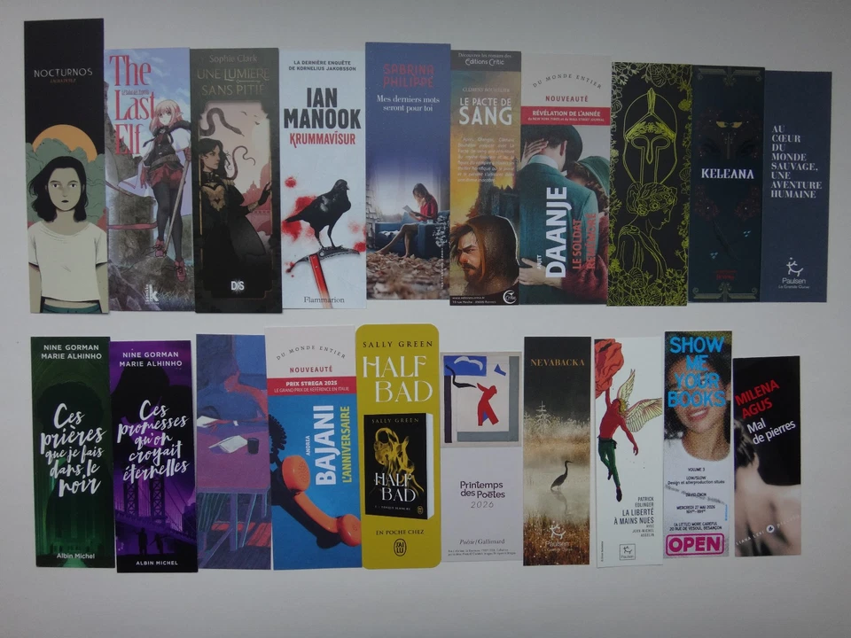 Lot de 83 marque-pages dont 80  thème livre - Photo 2/4