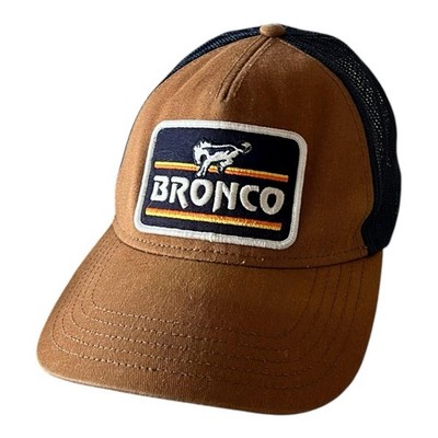 Vintage American Needle Bronco Trucker Hat, Retro Patch, Trucker Hat Snap Back