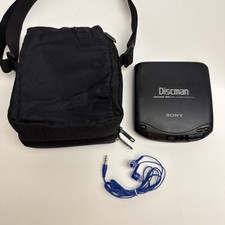 SONY Discman D-131 Compact CD Player Mega Bass Tested And Working - Read -