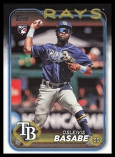 2024 Topps #440 Osleivis Basabe Tampa Bay Rays Baseball Card