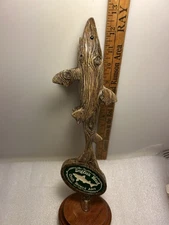 DOGFISH HEAD NATURALLY AGED DRIFTWOOD SHARK draft beer tap handle. DELAWARE