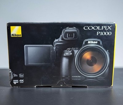Nikon Coolpix P1000 4K Megazoom Kamera 125x Zoom | Neuwertig in OVP vom Händler