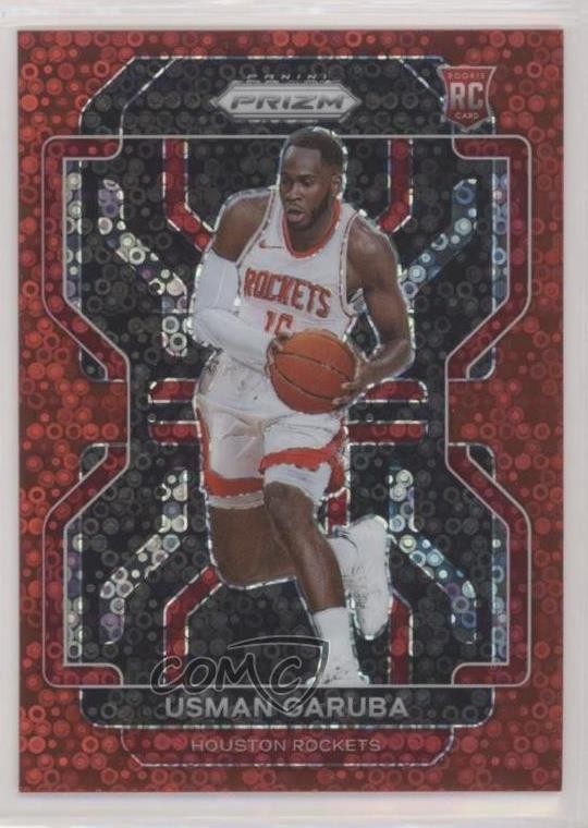 2021-22 Panini Prizm Fast Break Red 27/100 Usman Garuba #321 Rookie RC 0x7c