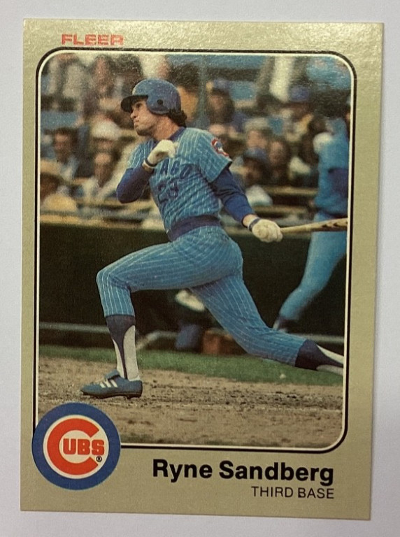 1983 Fleer Baseball #507 Ryne Sandberg Rookie Card NmMt or better