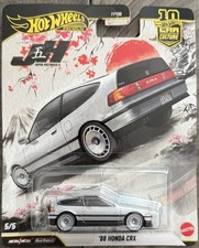 Hot Wheels Premium Car Culture Japan Historics 5 '88 HONDA CRX 5/5 New 2026