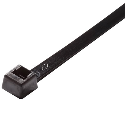 ACT AL-07-50-0-C, Standard Cable Ties 100 pack, 7'', 50lb, UV Black, MS3367-1-0