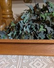 60" Vintage Oak Wood Shelf With Plate Groove — photo 3