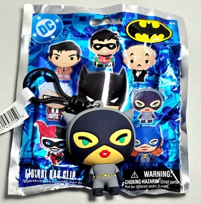 2025 Batman Animated Figural Bag Clip Keychain CATWOMAN - Image 1 of 2