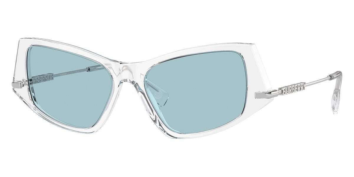 НОВЫЕ солнцезащитные очки Burberry BE4408 302480 Clear Blue Cat Eye 52 мм аутентичные 29090₽