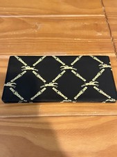 Longchamp Black Leather Long Wallet