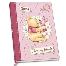 Winnie The Pooh 2024 Diary, Week To View A5 Siz... by Danilo Promotions Lt Diary