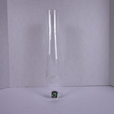 Clear Glass Lamp Chimney, Hurricane Globe 2 5/8 " Dia Base x 12 1/2 " High