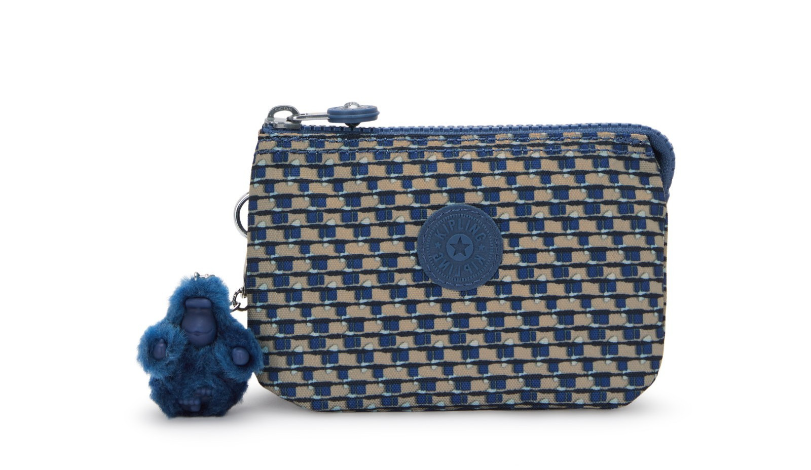 Kipling CREATIVITY S Small Purse - Blue on Wire RRP £24 (FURRY MONKEY)